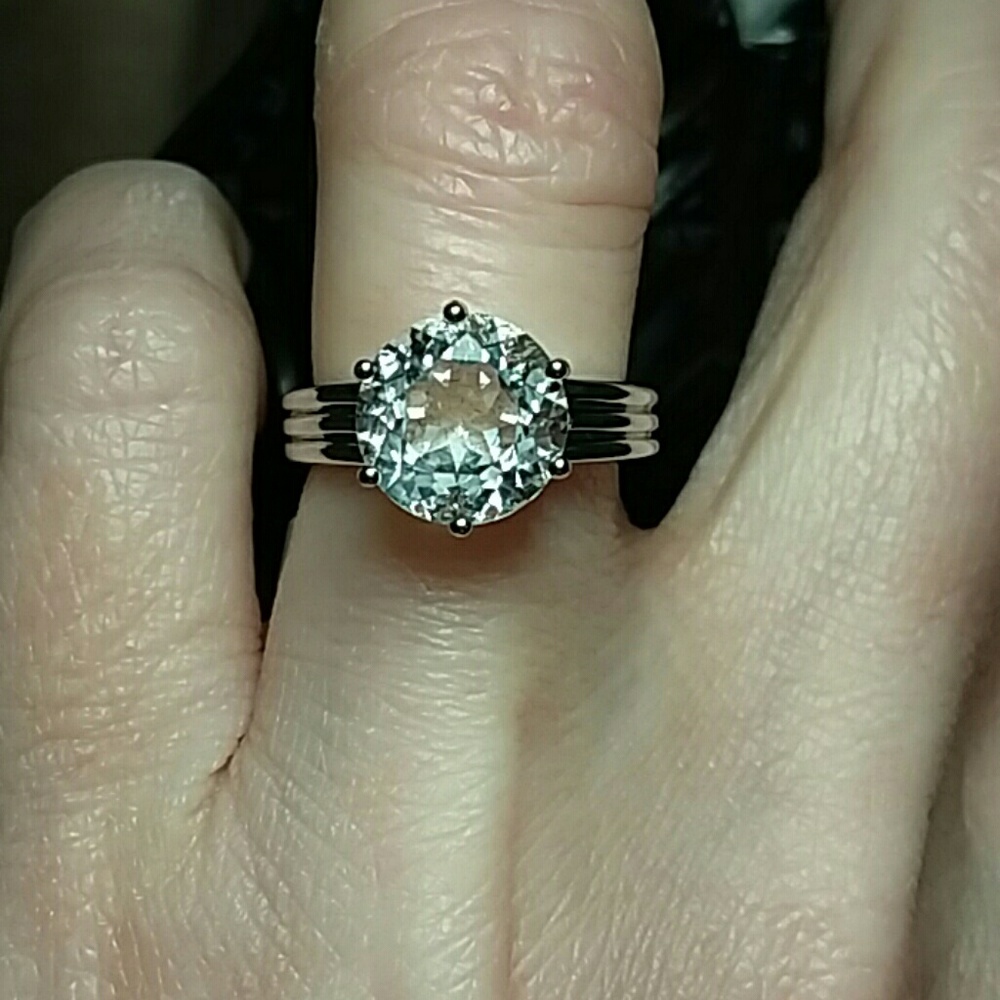 SOLD HERKIMER DIAMOND QUARTZ  RING - Picture 4 of 8